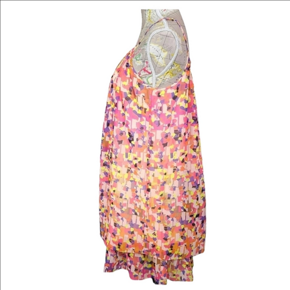 Trina Turk x REVOLVE “Steph” Mini Dress – Pink Multi Mosaic | Size 10 - Picture 4 of 10